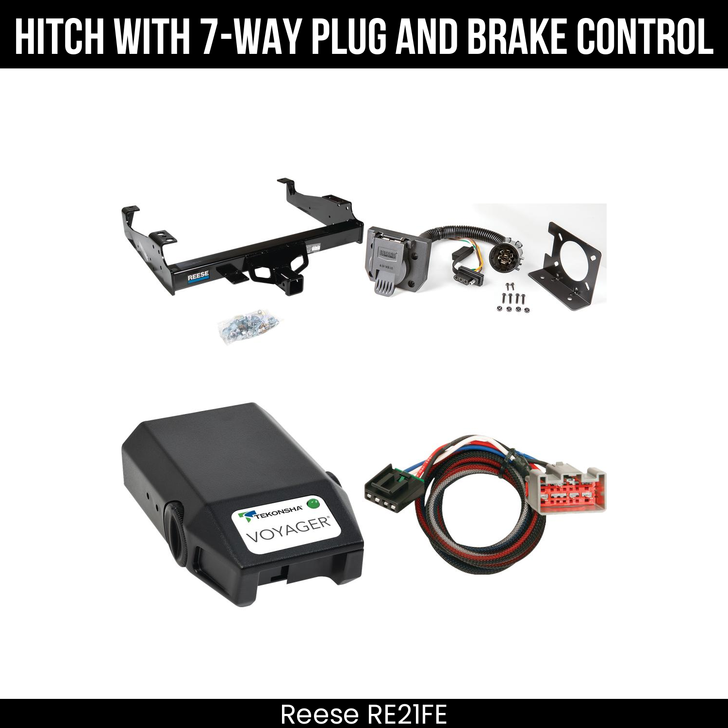 Hitch Tow PKG+ Brake Control For 99-04 Ford F-350 SD 99-25 F-450 F-550 SD C&C