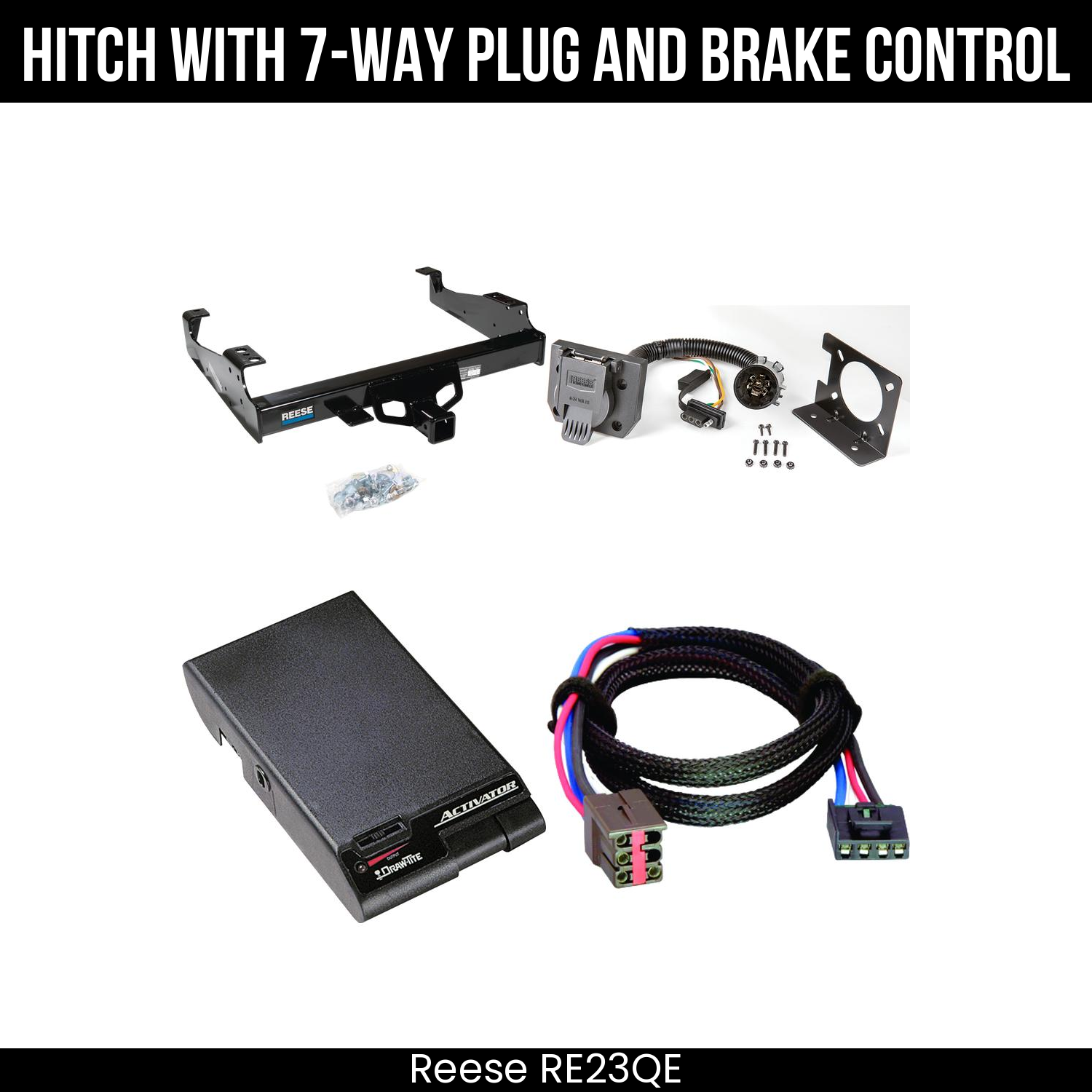 Hitch Tow PKG+ Brake Control For 99-04 Ford F-350 SD 99-25 F-450 F-550 SD C&C