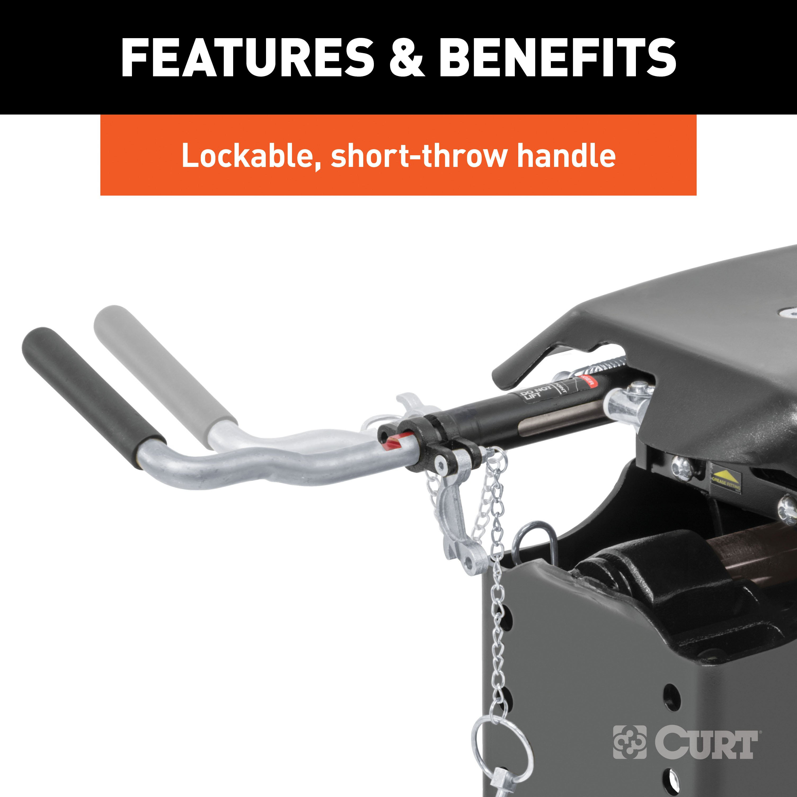 Curt Q20 Dual Jaw 5th Wheel Hitch 20K for 16-19 Silverado Sierra 2500 3500 - Picture 9 of 16