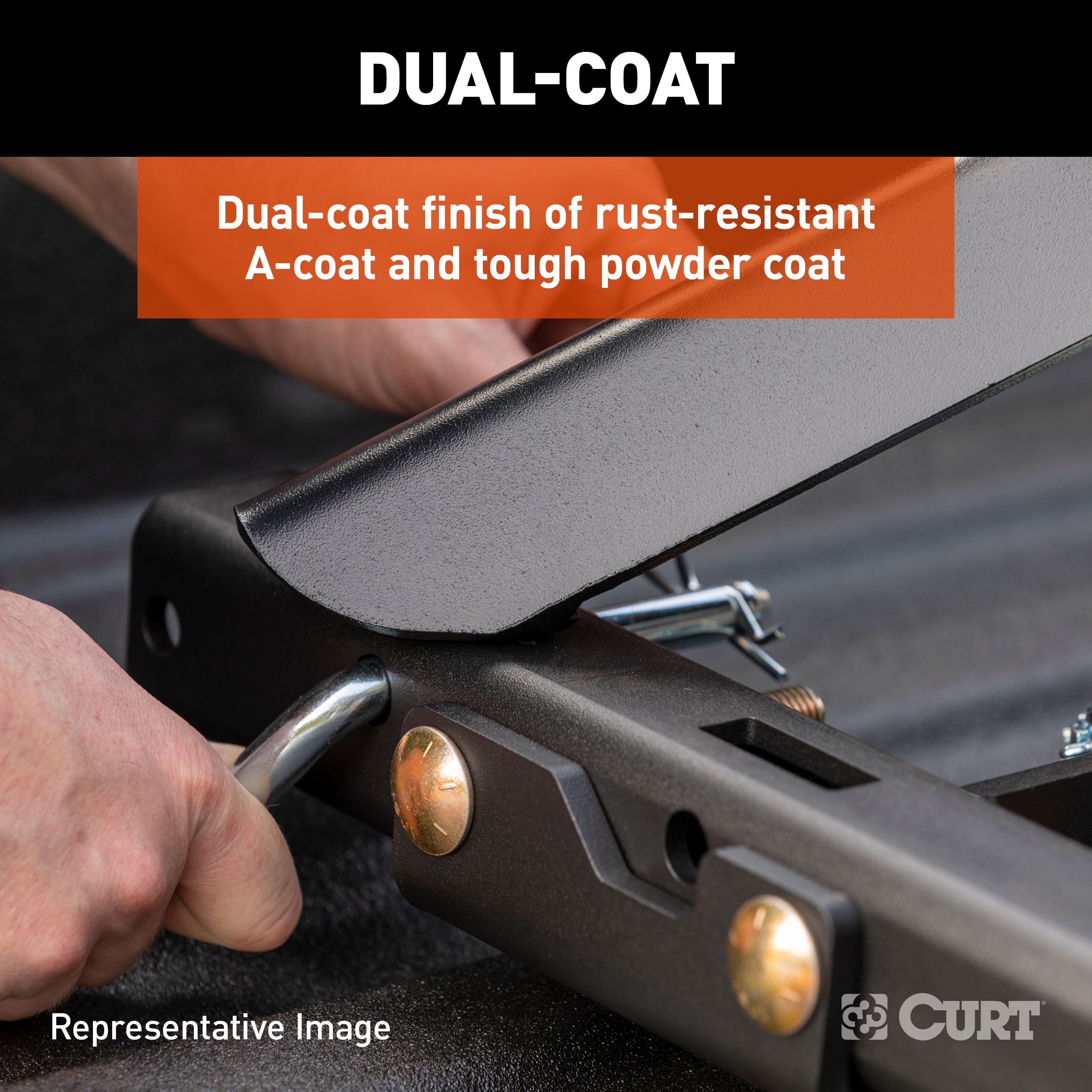 Curt Q20 Dual Jaw 5th Wheel Hitch 20K for 16-19 Silverado Sierra 2500 3500 - Picture 8 of 16
